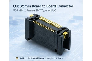 0.635mm Board to Board Connector 50P H14.2 Female SMT Type for PLC