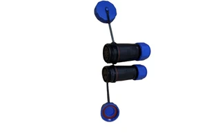 K25 3 Pin Brass Nylon Aviation Screw Connection Male Female Plug Socket IP68 Waterproof Connector For Power Junction Box