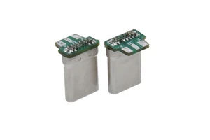 USB Type C 16 Pin Jack 3 Pad Vertical DIP Fast Charging Port 2.0 C Male Connector with PC Board