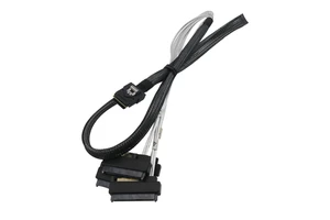PCIE GEN 5.0 SAS MCIO 8i 8X 74P to 2XSFF 8639+15P Tinned Copper Nylon Braid 0.8m Server Adapter Cables