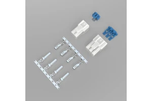 FAF B620002(VL) PA66 Phosphor Bronze Material 6.2mm Pitch 2-3 Pin Wire To Wire Connector Header Connector With Or Without A Boss