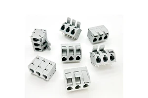PCB Terminal Blocks Push-in Spring Connector with Operation Lever 10.0mm Pitch
