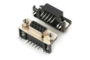 DR9 Female 9-Pin HD D-Sub Connector VGA Socket Adapter DSUB VGA Female Connector for PCB Applications