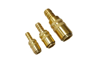Factory German Type Mold Pipe Fittings Straight Brass Quick Coupler Release Coupling Hose Fittings Coolant Connector
