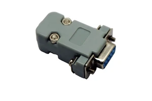 RS232 DB9 Serial VGA 9 Pin Female 2 Rows Solder Type Plug D-SUB Male Plug Socket Connector with Case