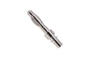 4.0mm Lantern-type Banana Plug - Solid Copper Nickel-plated Terminal Connector Pin