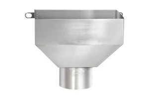 Rainwater Funnel Gutter Downspout Side Drain Corrosion Resistant Durable Quick Drainage Pipe Tank Drainage System