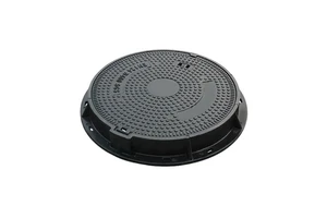 OEM Service EN124 D400 SMC Anti-theft Square Round Manhole Cover for Roadway Safety JQ Brand