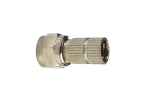 F-type Coaxial Cable Satellite Plug Satellite TV Antenna Connector for Closed-circuit Television System