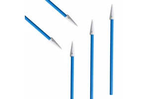 76mm Pointy Foam Swab - Lint-Free - for PCB Vias, Connector Pins, Capacitor Gaps & BGA Voids - Abrasion-Free