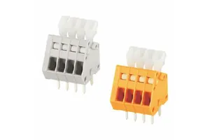 PCB Screwless Spring Terminal Block 2.5/2.54mm Screwless Terminal Connector With Button
