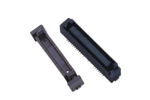 Soulin 50 Position Rectangular Plug Connector 0.8mm Pitch Male Pin Contact Board to Board & Mezzanine Connectors Wire Wrap