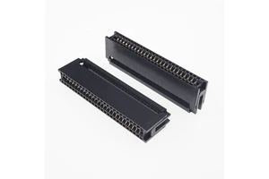 IDC Type Card Edge Slot 2.54 mm Pitch 50 Position Socket 1.27 mm Ribbon Cable Connector Board Gold Finger Receptacle HIF5D