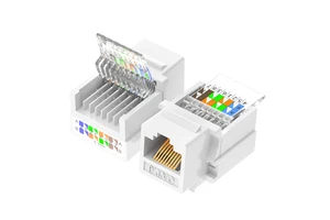 Factory Price Rj45 90 Degree Modulos Toolless Plug Cat3 Cat5e Cat6 Network Utp Rj45 Keystone Socket
