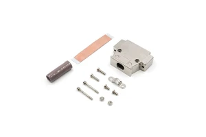 LECHUAN High Quality 25Pin DDK I7JE Series ABS Resin Ni-Plating Backshell D-SUB Connector 17JE-25H-1A-CF Connector Accessories