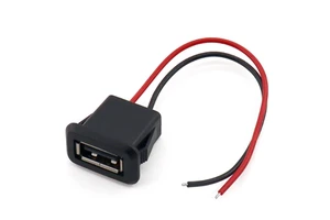 USB 2.0 USB-A Connector 2 Pin with 2 Cable 10CM High Quality for Toys Lights