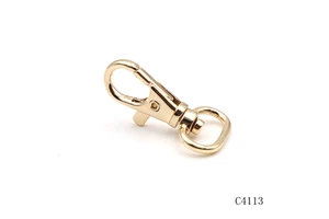 Gold Lobster Claw Hook Zinc Alloy Snap Hook Metal Snap Clasp Swivel Hooks for Purse/Handbags/Keychain Accessories