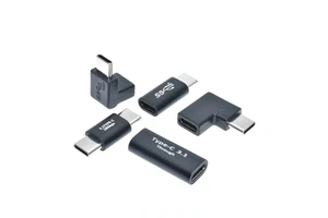USB 3.1 Type C Adapter Female to Male Converter 10 Gbps USB C Charge Data Sync Extension Connector Plug for Laptop Tablet Phone