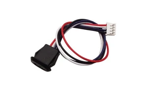 USB Type C 4P 6P Waterproof Female Connector ABS Material 3A Rated Current 1.5m Length OEM