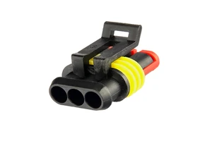 Tyco 3-Pin Female Connector High-Performance 1.5 Series Superseal Amp Board to Board & Mezzanine Connectors with Sensor Wire