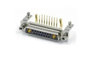 High Power D-SUB 17W2 Female Connector 17w2 Socket R/A DIP Type 17W2 PCB Connector