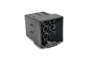 9 Position Rectangular Adapter Power Automotive Rectangular Connector Housing Receptacle Panel Mount Snap PCB Connector