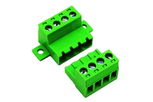 2EDGRKC 5.08mm Pitch 2EDG 5.08 Wiring Terminal Blocks Fixed Solder-Free Docking Electronic Wire Connector Male+Female