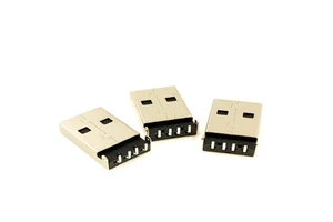 USB connector 4P A Type Right Angle Type Plug female usb socket for charging manufacturer