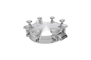 304/316L Stainless Steel Hygienic Pressure Manhole for Pharmaceutical Industry, Providing Seamless Access with No Blind Spots