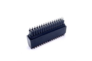 Soulin 2.54mm Pitch 32Pin Surface Mount Male Docking Board-to-Board & Mezzanine Straight Pin Connector SMT Female Docking