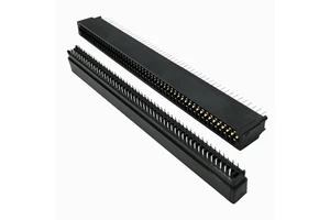 2.54 mm Pitch 100-Pin Dual Row Card Edge Connector 2x50 Position Gold Finger Board Socket Holes 2.54 mm Edge Connectors