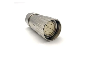 SVLEC M23 assembly connectors 12pin circular connector 12 pin female counter clockwise