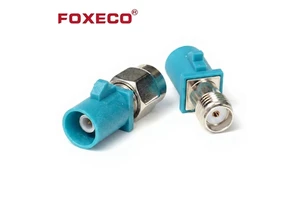 FOXECO FAKRA Industrial Grade Copper Coaxial RF Connectors Data Connections Control Systems Medical Devices Guangdong Other