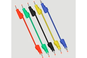4mm Male/Female Copper Banana Plug Wire with 10A Nylon Safety Sheath for Test Use Can Be Inserted and Extended