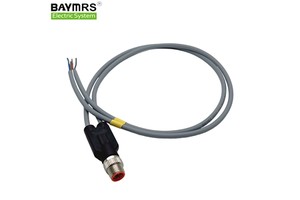 Certified Quality M12 Waterproof Connector Y-Connector with One Out of Two 4pin 5pin for Secure Connections