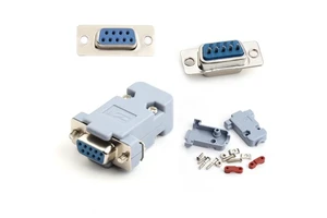 DB9 Serial Port D-SUB Connector Female Cable Socket Plug 9 Pin 2 Rows Gold-plated RS232 VGA Connector