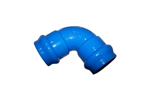PVC EN12842 Double Sockets Ductile Iron PVC Fittings 90 Deg Double Sockets Elbow