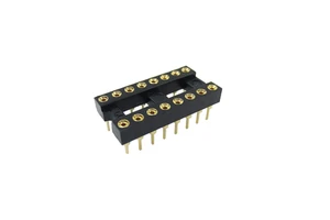 High Quality Long Pin IC Sockets Standard Pitch 1.778mm 2.54mm 6~64 Pins Round Female Socket