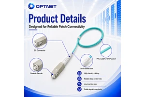 SC Connector Fiber Patch Cord for Patch Panel Optical Transceiver and Switch Port Connection