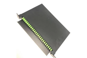 Ftth Terminal Fiber Distribution Box 1U Rack Mount 24 48 96 Port ODF Fiber Patch Panel