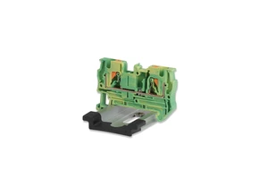 RY-ELE 0.2mm2 RPT4-PE 2-Pole Direct In-Line Feed Ground Terminal Block DIN Rail Automotive Application Copper 24-10 AWG 32A