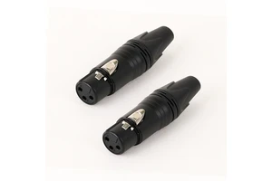 High Quality Audio Cable Connector,3 4 5 6 7 Pin Nickel Plated Female Plug for Car Home Theater Radio XLR-F Microphone Connector