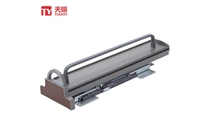 Premium TIANYI Wardrobe Accessory Ceiling Mount Aluminum Alloy Detachable Telescopic Pull Out Pants Rack Hidden Mounting