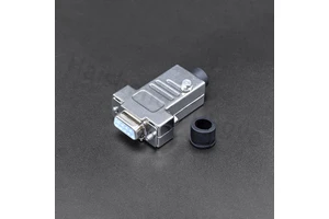 DB9 D-sub Connector DB 9 Pin Metal Housing Male Female RS232 Serial Port Solder Type Plug for Industrial Automation PLC Control