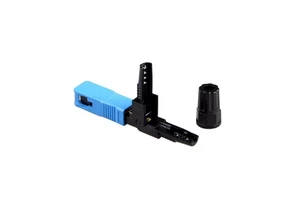 Fiber Optic Fast Assembly Connector High Quality Blue SC UPC Fiber Optic Drop Cable Fast Connector Field Assembly