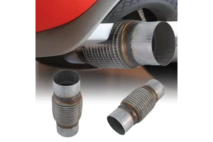 8-Inch Total Length 3-Inch Diameter Exhaust Pipe Flexible Bellows Connector
