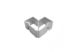 OEM Aluminum Curve Profile Corner Joint For Window & Door One Piece Molding Door Window Connector Fitting For Home & Hotel Use