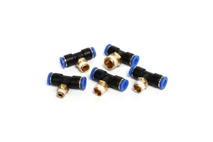For SNS SPB Series One Touch T Type Connector Plastic Quick Fitting Air Pneumatic Male Branch Tee Three Way Joint Pneumatic