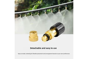 F128 Single Atomizing Micro-sprinkler KY-Copper Nozzle Long Short 6mm Drip Irrigation Series Accessories Agricultural Gardening