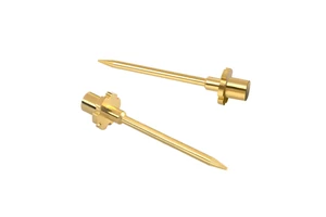 Gold Plated CNC Pin Connector Brass Test Probe Pin OEM Custom Conductive Pin